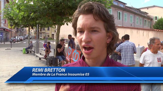 Hautes-Alpes : les membres de La France Insoumise se mobilisent contre la réforme du code du travail
