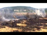 Varcaturo (NA) - Incendio sul litorale, arrestato piromane (12.07.17)