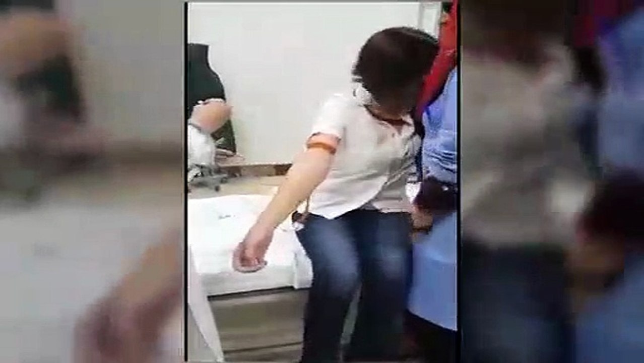 Pakistani Female News Anchor Is Afraid Of Syringe