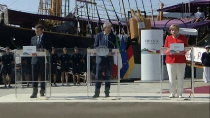 Ora News – Takimi trilateral, Merkel: Solidaritet me Italinë, ka bërë shumë për emigrantët