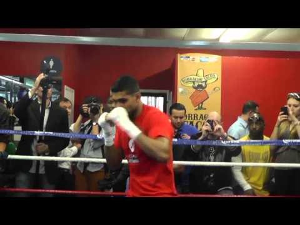 amir khan shadow boxing