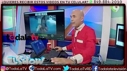 Video viral en la redes muestra como joven no quiere que su novio la abandone El Show Del Mediodía-Video