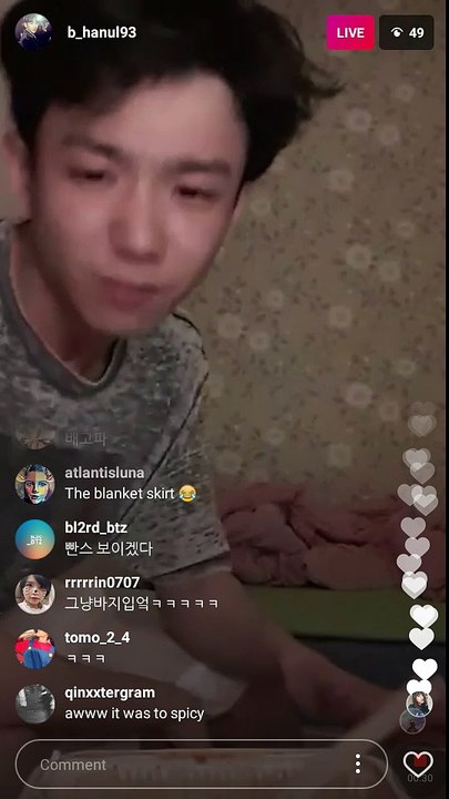 170713 Myunghan Instalive Part 1
