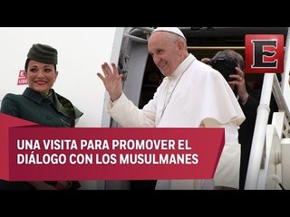 El papa Francisco llega a Egipto
