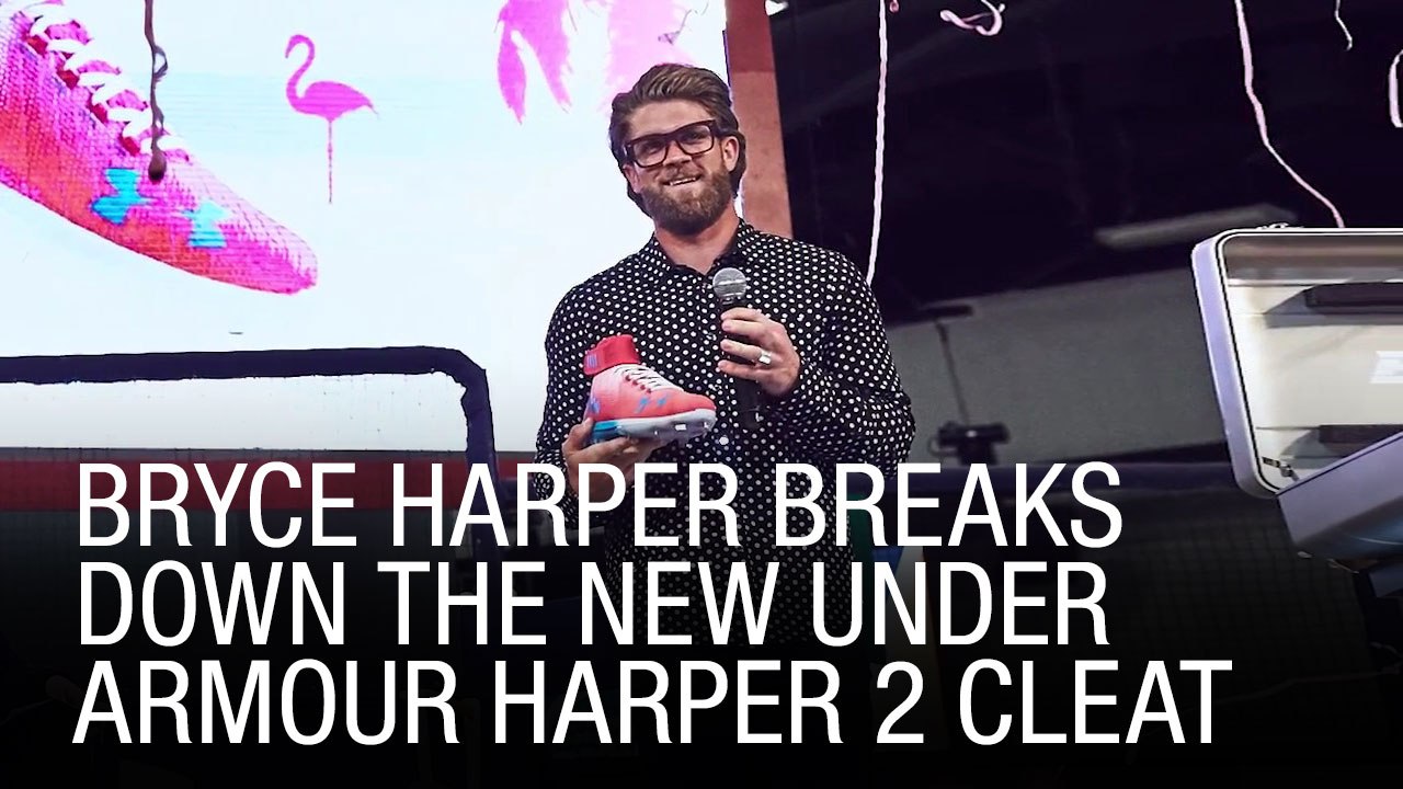 Bryce Harper Breaks Down The New Under Armour Harper 2 Cleat