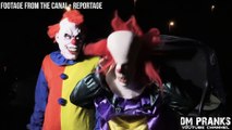 Clown Gets Shot Prank on TV Reporter