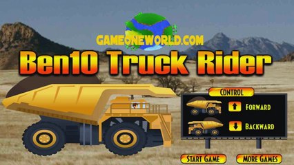 Ben 10 Truck Ride Game Flash Free Online - Ben 10 Car Games