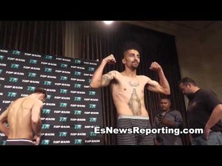 mexican russian gradovich weigh in espn fights
