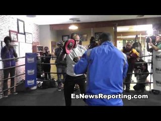 Yuriorkis gamboa mitts workout