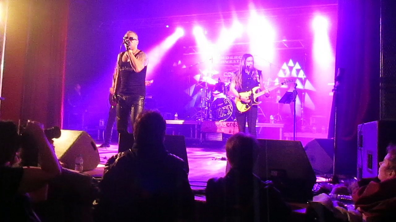 Marc Quee at live convention rock n' metal fismes 05-03-17