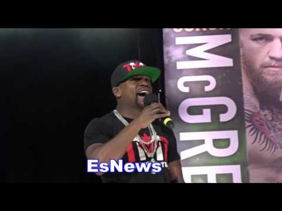 Floyd Mayweather Clowns McGregor For Tapping Out vs Nate Diaz Killers Dont Quit Tap Tap Tap