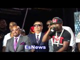 Conor McGregor Knocksout a Mic Tells Floyd F#$k The Mayweathers To His Face EsNews Boxing