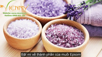Muối epsom tắm trắng tẩy tế bào chết- Viên Mỹ