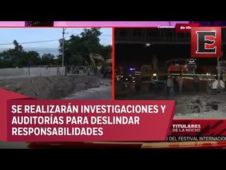 Gerardo Ruíz y la responsabilidad del socavón en Paso Express Cuernavaca