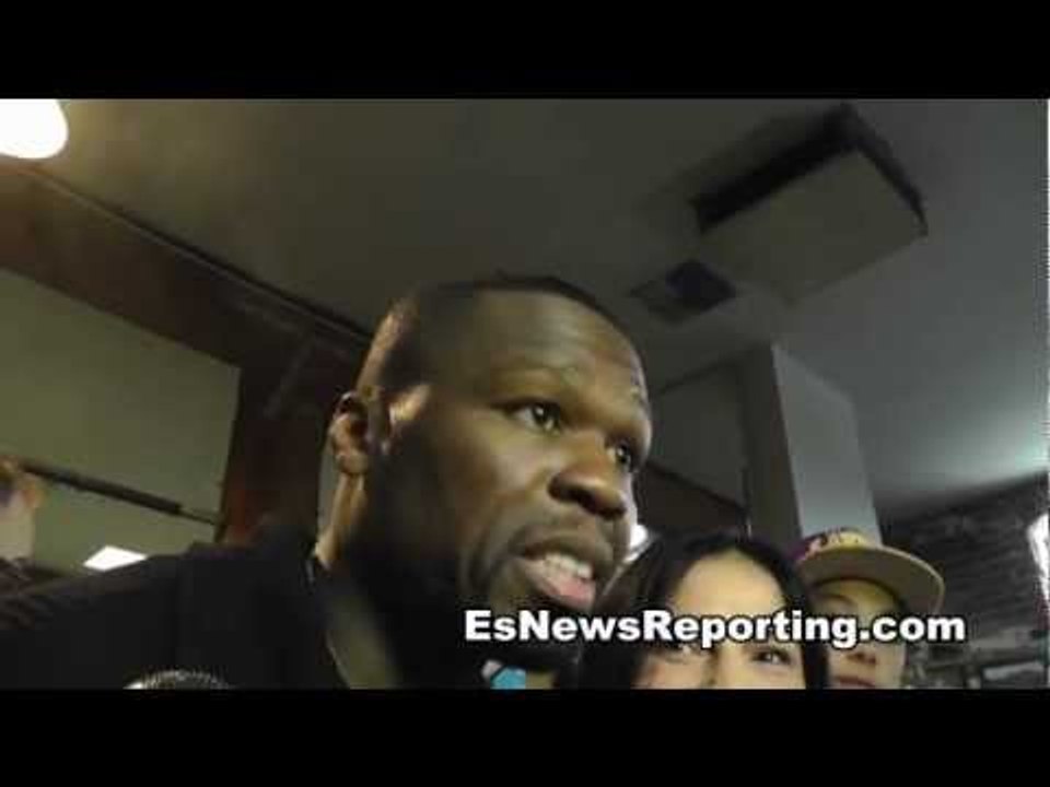 50 Cent on Mayweather Fighting Gamboa