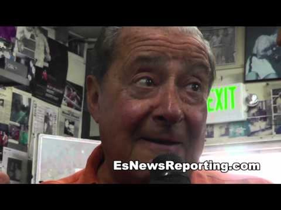 Bob Arum predicts the fight will end in favor of