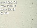 1 X 64GB SanDisk MicroSD XC MicroSDXC Class 10 Memory Card 64G 64 Gigabyte for Samsung