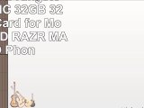 Professional Kingston MicroSDHC 32GB 32 Gigabyte Card for Motorola DROID RAZR MAXX HD