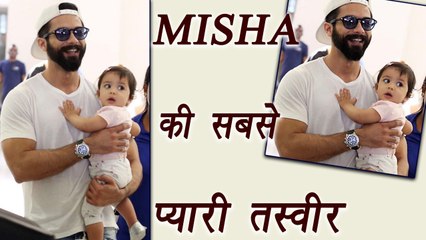 Shahid Kapoor and Misha ADORABLE photo at New York Airport will make you go Aww! | FilmiBeat