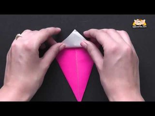 Origami in Marathi - Easy way to make a Bunny Rabbit