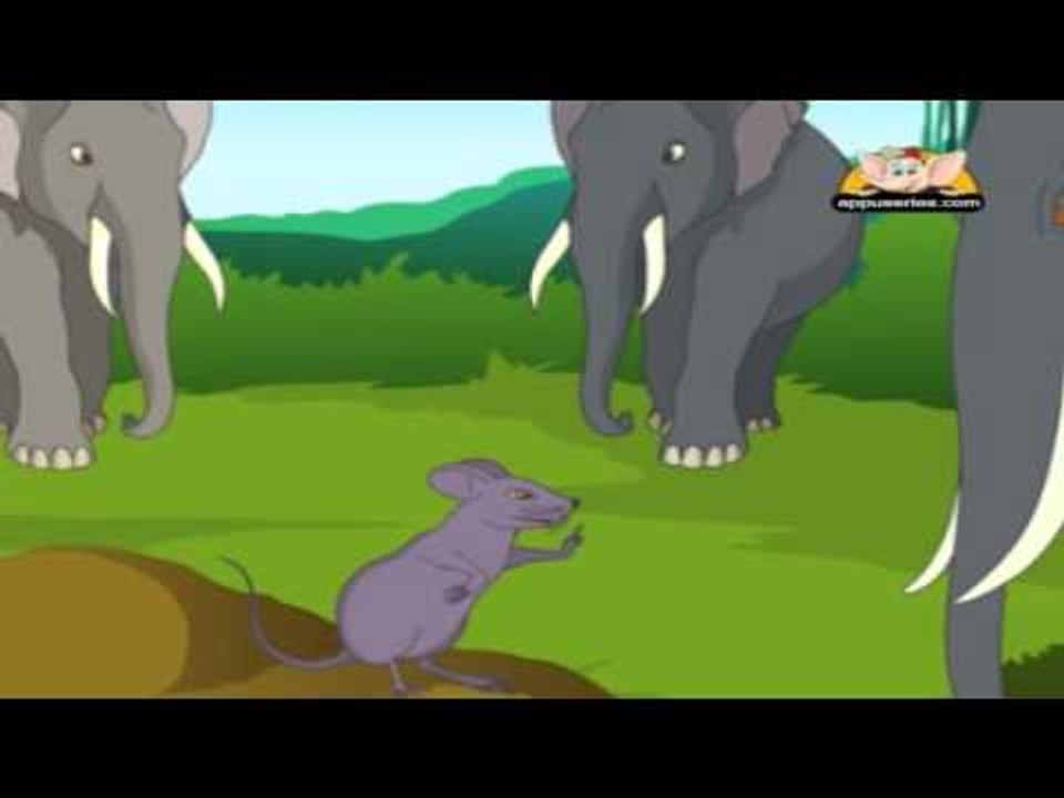The Mice and the Elephant in Marathi - Panchatantra Tale