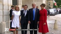 Donald Trump : accueilli en grande pompe à Paris