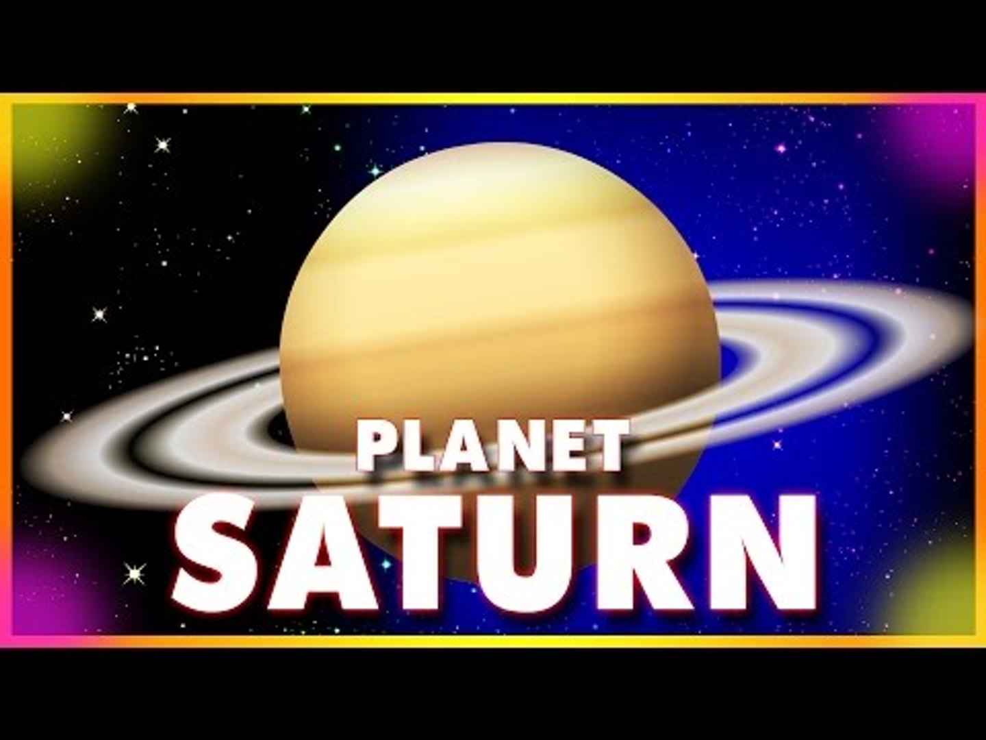 Solar System Song On Planet Saturn In Ultra Hd 4k