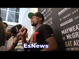 Floyd Mayweather Reveals What He Thinks of Conor McGregor Trash Talking Skills! EsNews Boxing
