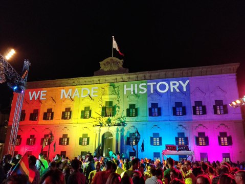 Malta Celebrates Legalization of Same-Sex Marriage
