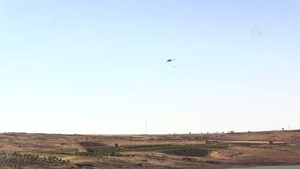 Kilis'te Askeri Alanda Yangın (3)