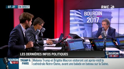 QG Bourdin 2017 : Emmanuel Macron, le 14 juillet et Donald Trump - 13/07