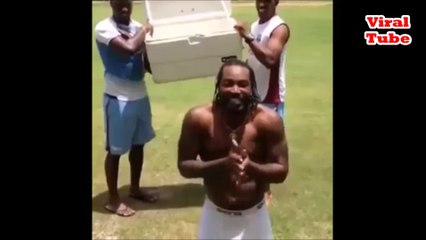 Chris gayle ALS ice bucket challenge