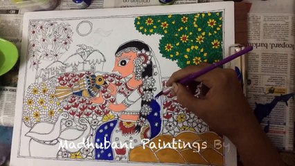 Short Tutorial Madhubani Paintings 2
