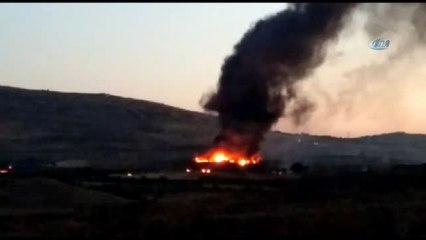 Askeri Konteyner Bölgesindeki Yangın Söndürüldü