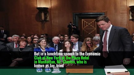 New S.E.C. Chairman Pledges to Look After Ordinary Investors