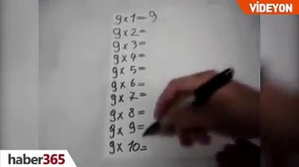 Kolay çarpım tablosu mutlaka izleyin 9lar