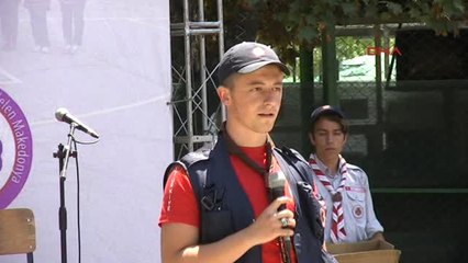 Makedonya'da, Izciler 15 Temmuz Şehitlerini Unutmadı