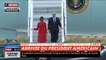 Arrivée à Paris de Donald et Melania Trump le 13 juillet 2017