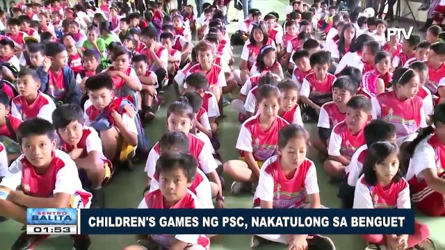 SPORTS BALITA: Children's Games ng PSC, nakatulong sa Benguet