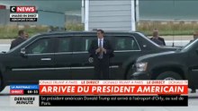 Arrivée à Paris de Donald et Melania Trump le 13 juillet 2017
