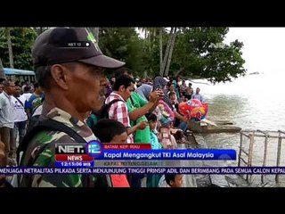 Kapal Mengangkut TKI Asal Malaysia - NET 12