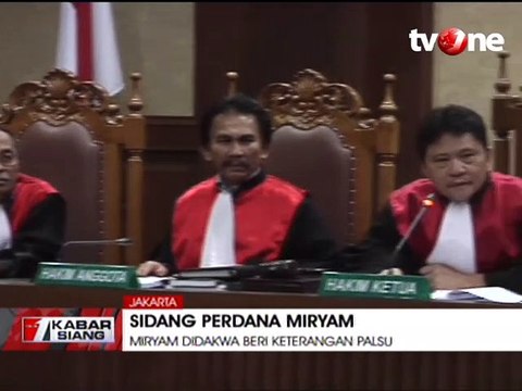 Miryam Haryani Jalani Sidang Perdana Terkait Kesaksian Palsu
