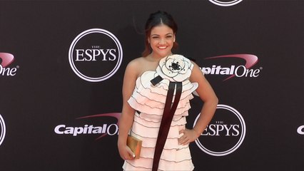 Laurie Hernandez 2017 ESPYs Red Carpet