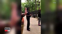 NYPD Police Officer Makes Incredible Basketball Shot