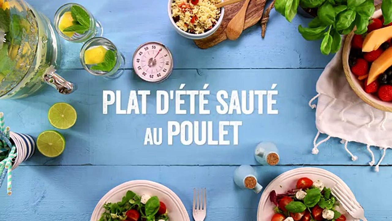 Plat d'été sauté au poulet !