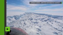 Un iceberg colossal de mille milliards de tonnes se détache de l'Antarctique