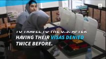 Afghan girls robotics team given US visa after being denied