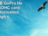 Professional Ultra SanDisk 32GB GoPro Hero 3 MicroSDHC card is custom formatted for high