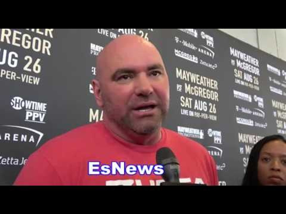 Dana White Rips Bob Arum Says Mayweather-McGregor Fight Was Easy To Make! EsNews Boxing