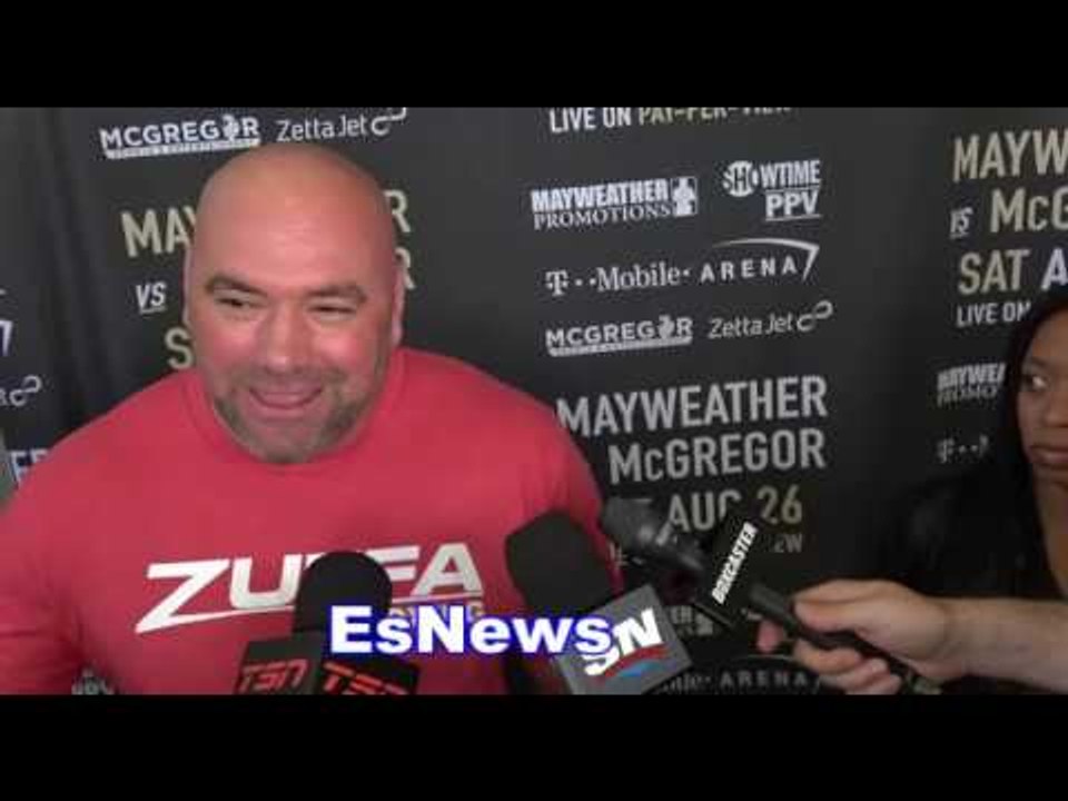 Dana White If Conor Lands On Floyd He Will Hurt Him And Finish him  EsNews Boxing